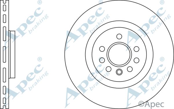 APEC BRAKING stabdžių diskas DSK2966